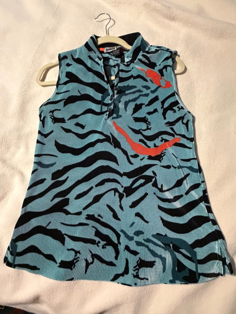 Jamie Sadock sleeveless golf top